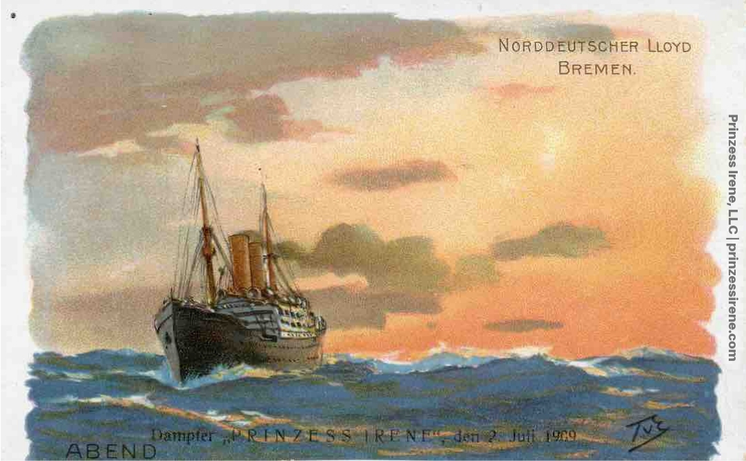 Postcard, dated July 2, 1909.